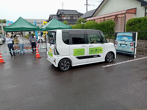 体験試乗の様子